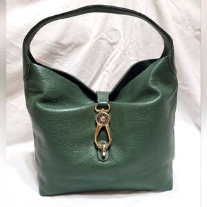 🦆DOONEY BURKE GREEN FLORENTINE LEATHER